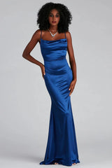 Nahla Formal Satin Mermaid Dress