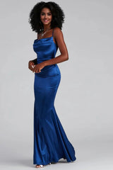 Formal Satin Mermaid Dress