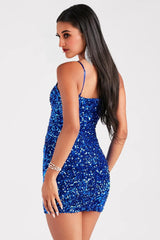 Kathy Iridescent Sequin Mini Dress