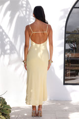 Proud Eyes Maxi Dress Yellow