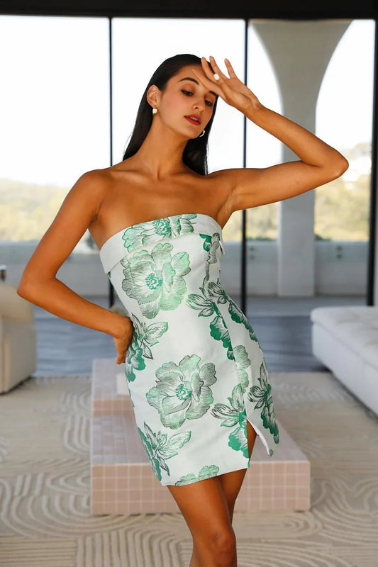 Skye Dress Green Floral