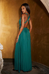 My Solo Debut Maxi Dress Forest Green