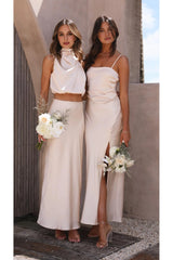 Ilana Maxi Dress - Champagne