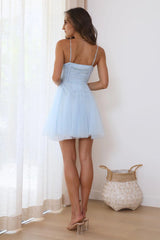 Princess Mood Mini Dress Blue