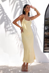 Proud Eyes Maxi Dress Yellow