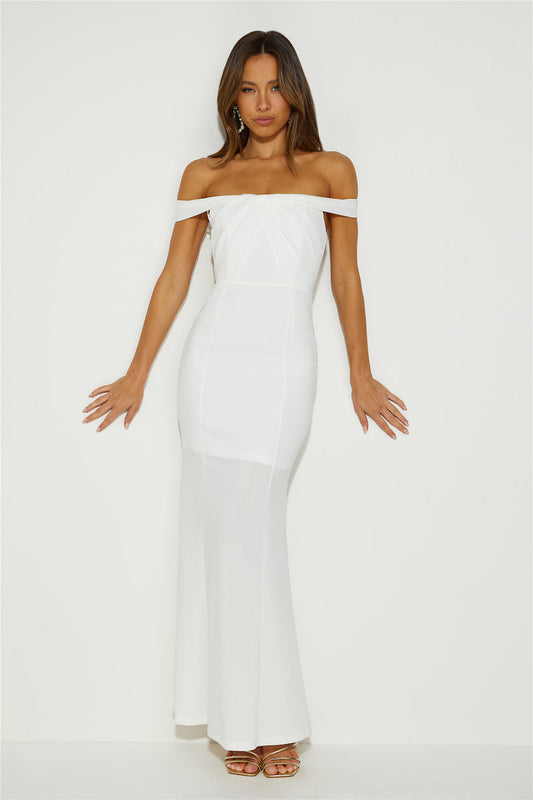 Love Is The Prize Maxi Dress White