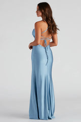 Quincy A-Line High Slit Formal Dress