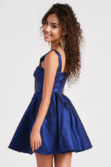 Lydia Taffeta Skater Party Dress