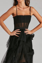 Laura Formal Tiered Tulle Dress