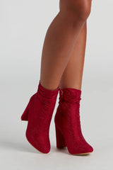 Sparkle Society Rhinestone Booties