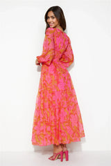 Gotta Thrive Maxi Dress Pink