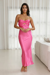 The Fun Girlie Maxi Dress Hot Pink