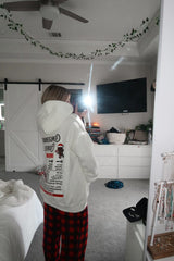 Ivory Gingerbread Recipe Christmas Embroider Hoodie