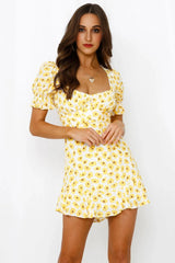 Long Road Dress Yellow