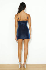 Glitter Thoughts Mini Dress Navy