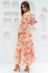 Gotta Thrive Maxi Dress Orange