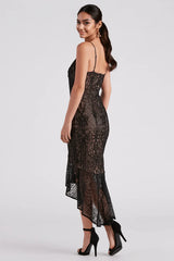 Timelessly Chic High Low Lace Dress