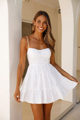 Sweet Like Peaches Dress White