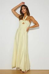 Coconut Island Maxi Dress Yellow