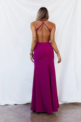 Aquarius Rising Maxi Dress Purple