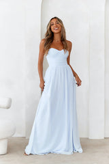 Ballroom Dancing Maxi Dress Blue