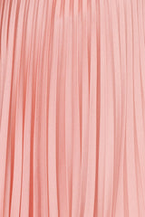 Clouds Of Love Strapless Pleated Maxi Dress Pink