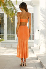 Starry Way Maxi Dress Tangerine