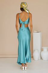 City Sunset Maxi Dress Aqua