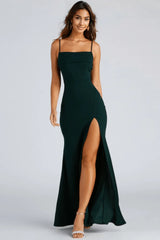 Anna Formal High-Slit Mermaid Dress