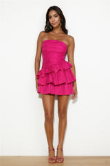 Attention Snatch Mini Dress Pink