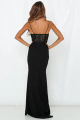 I Come Alive Maxi Dress Black