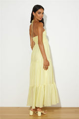 Feeling Fresh Maxi Dress Lemon