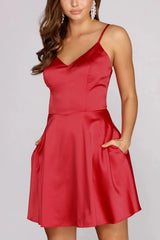 Satin Party Dress