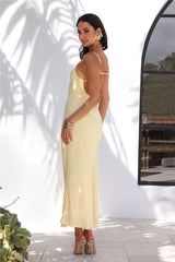 Proud Eyes Maxi Dress Yellow