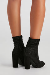 Sparkle Society Rhinestone Booties