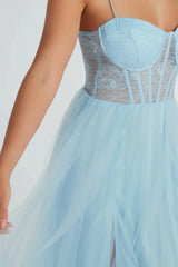 Hailey Formal Lace Bustier Dress