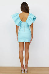 Gigi Mini Dress Aqua