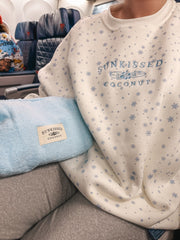 Snowflake Sunkissedcoconut Embroider Sweatshirt