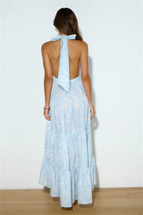 Take The Entrance Maxi Dress Blue