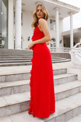 Boat Parties Maxi Dress Red