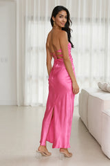 The Fun Girlie Maxi Dress Hot Pink