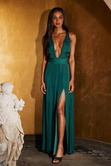 My Solo Debut Maxi Dress Forest Green