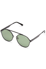 QUAY Camden Heights Sunglasses Black Green