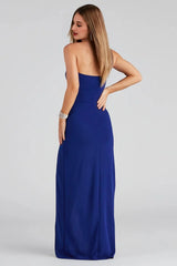 Iris One-Shoulder Crepe Dress