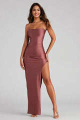 High-Slit Formal Dress