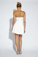 Looking Luxe Mini Dress White