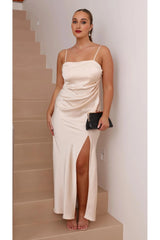 Ilana Maxi Dress - Champagne