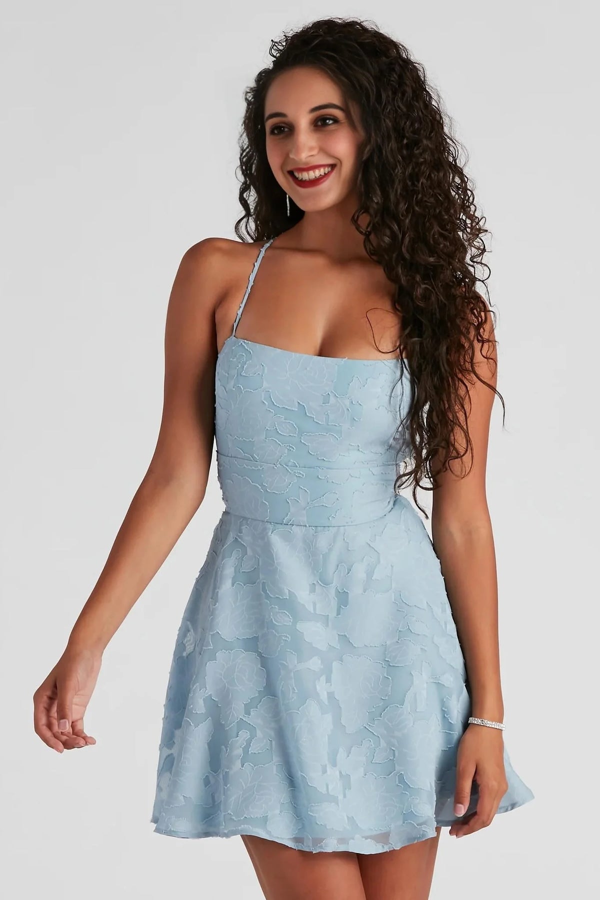 Zoey Sleeveless Chiffon Party Dress