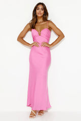 Room In The Castle Maxi Dress Pink