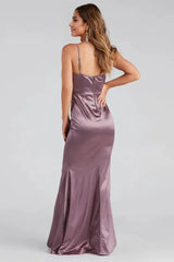 Formal Satin Mermaid Dress